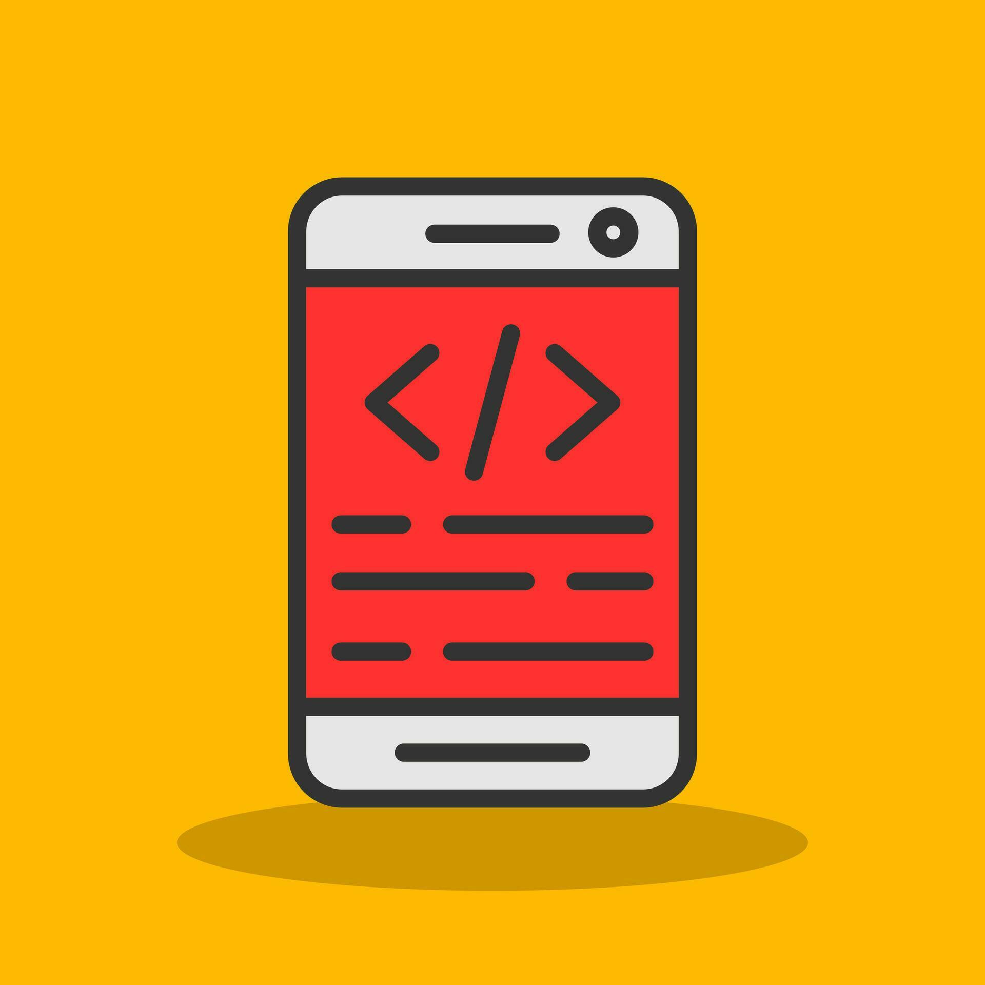 App coding Vector Icon Design 26067100 Vector Art at Vecteezy