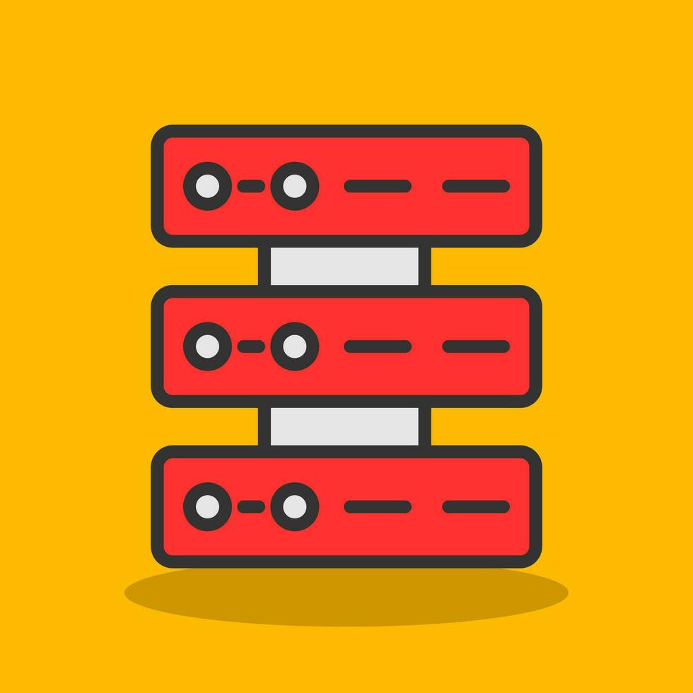 Server Vector Icon Design