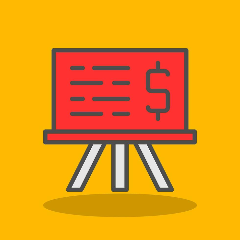 Presentation Vector Icon Design