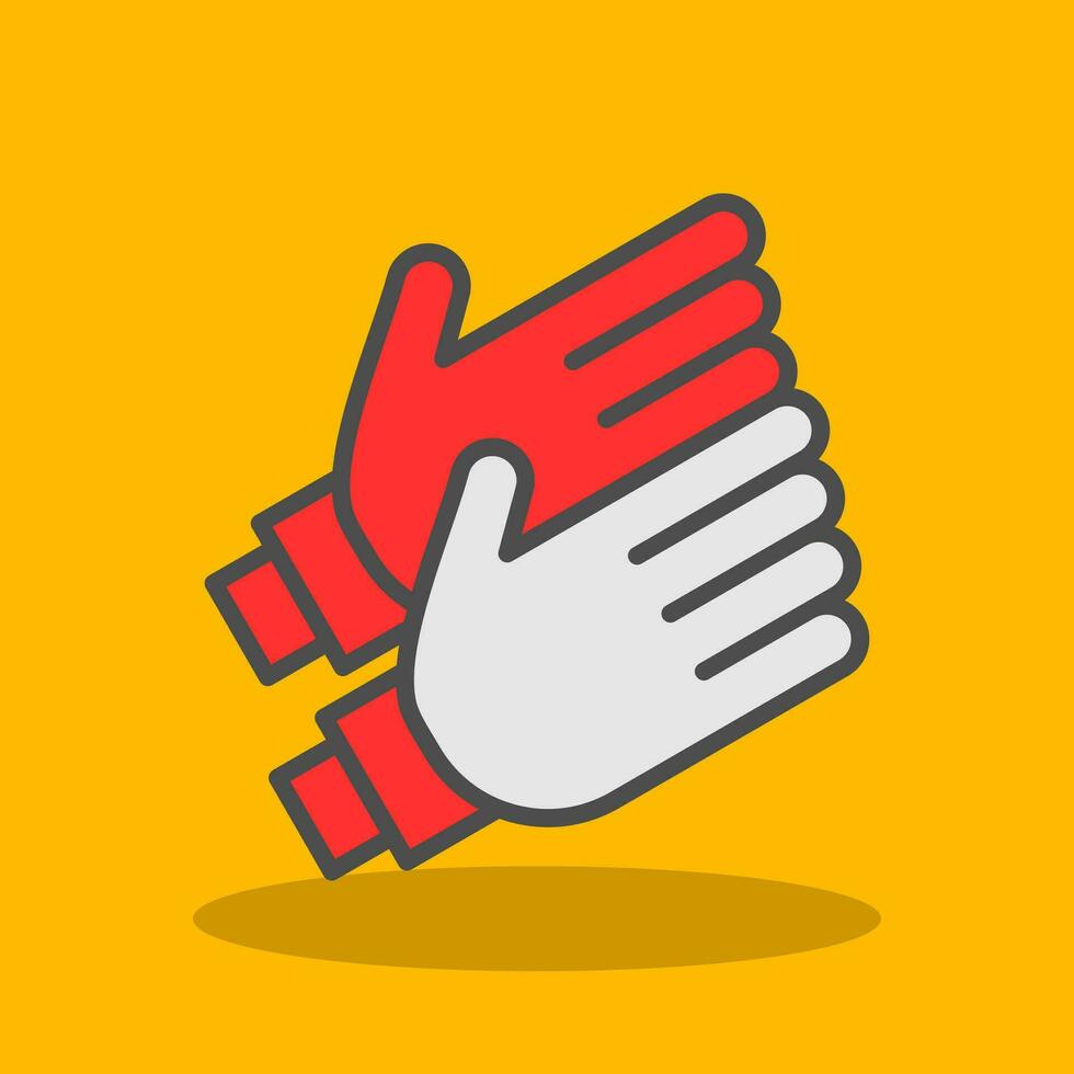 Clapping Vector Icon Design