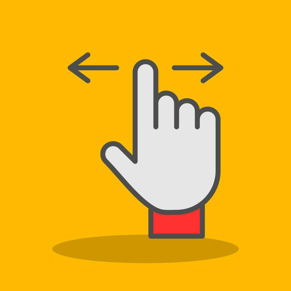 Swipe Vector Icon Design