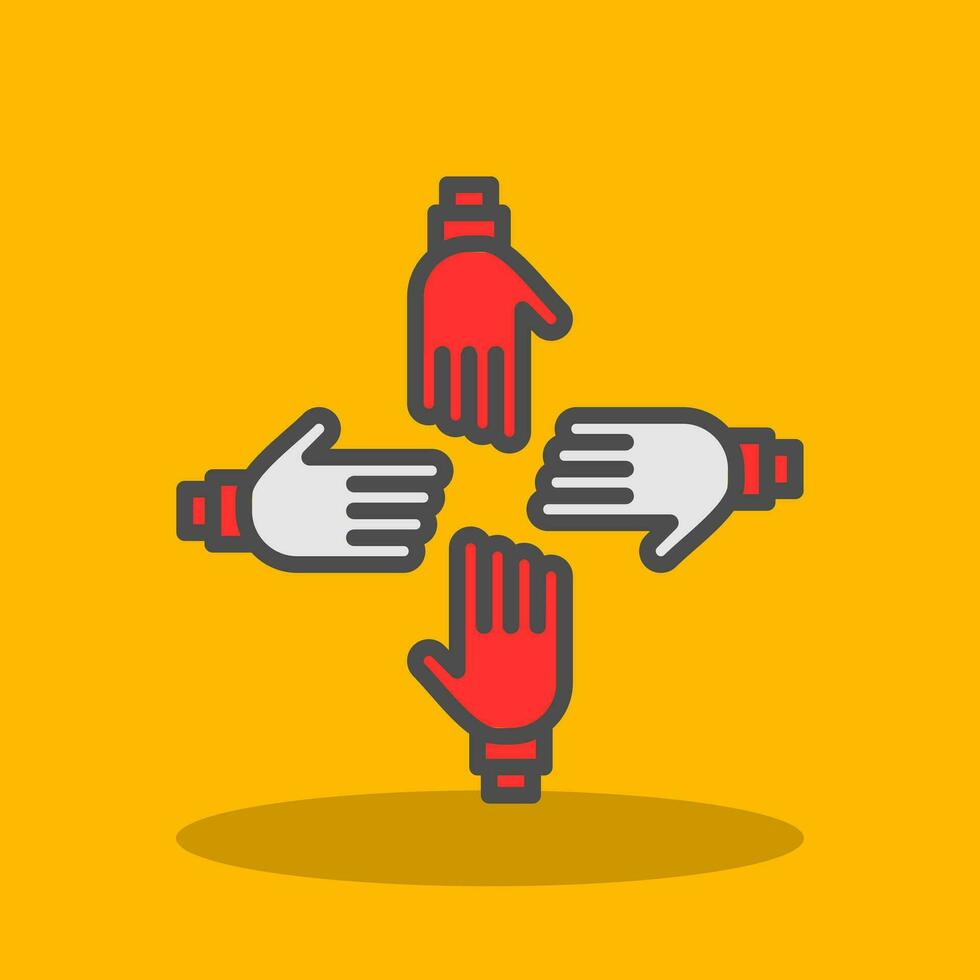 Team Work Vector Icon Design