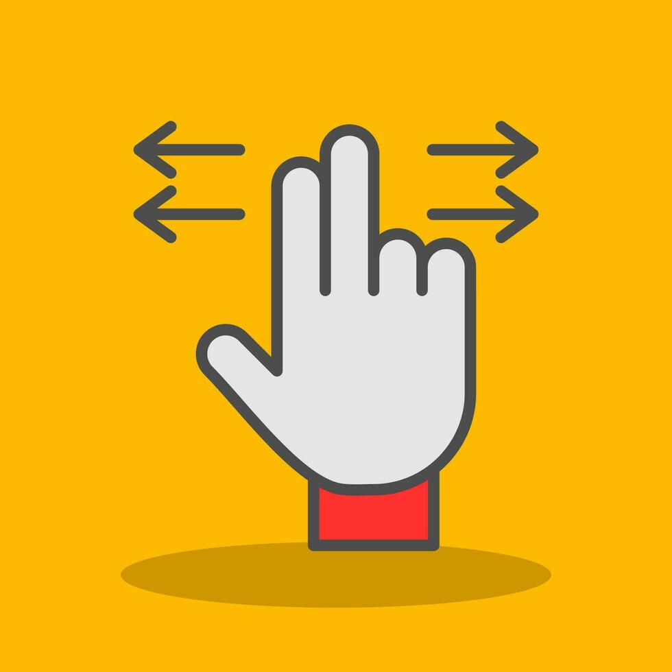Swipe Vector Icon Design
