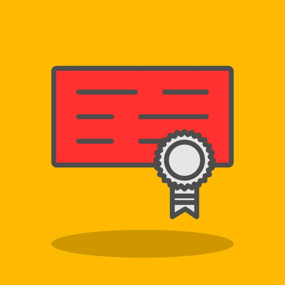 Diploma Vector Icon Design