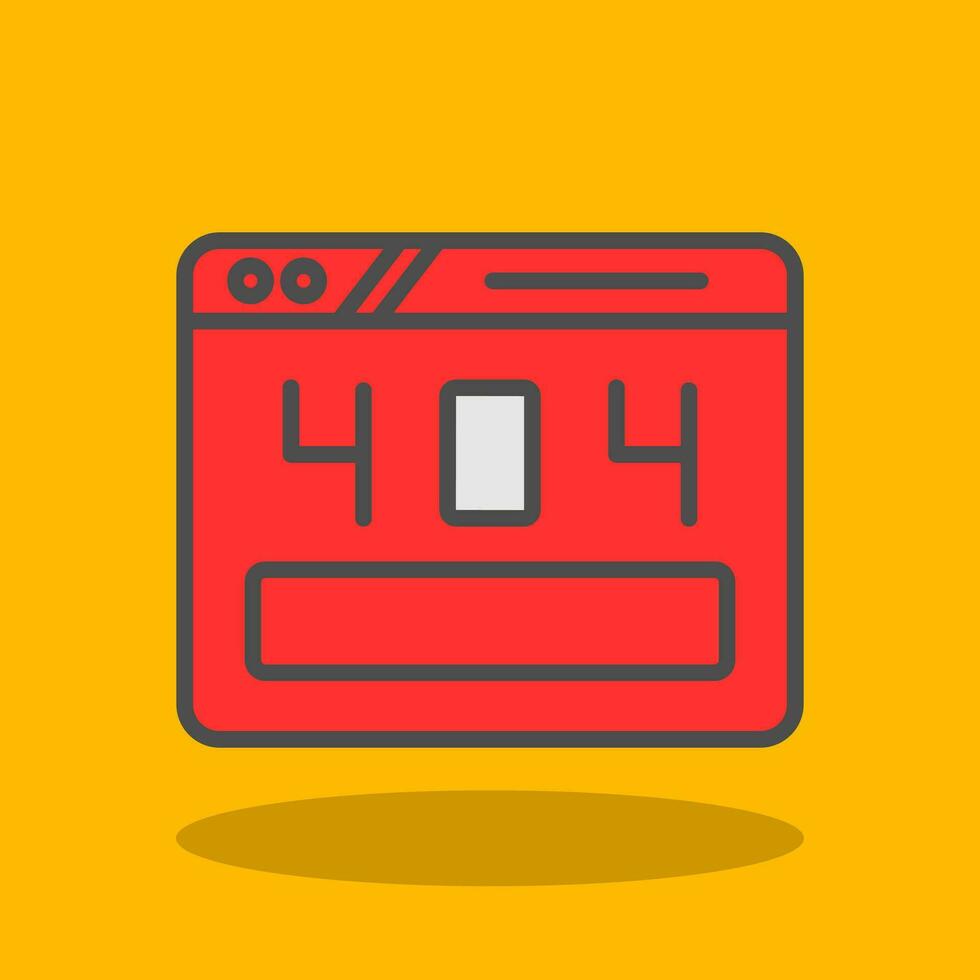404 Error Vector Icon Design