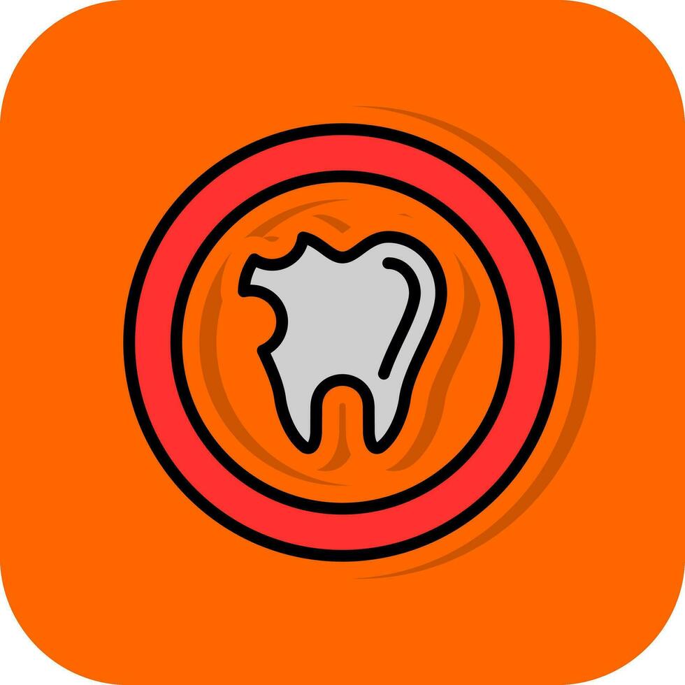 Caries Vector Icon Design