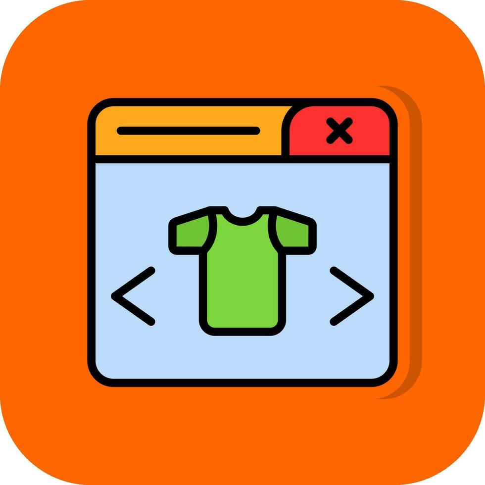 ropa Tienda vector icono diseño