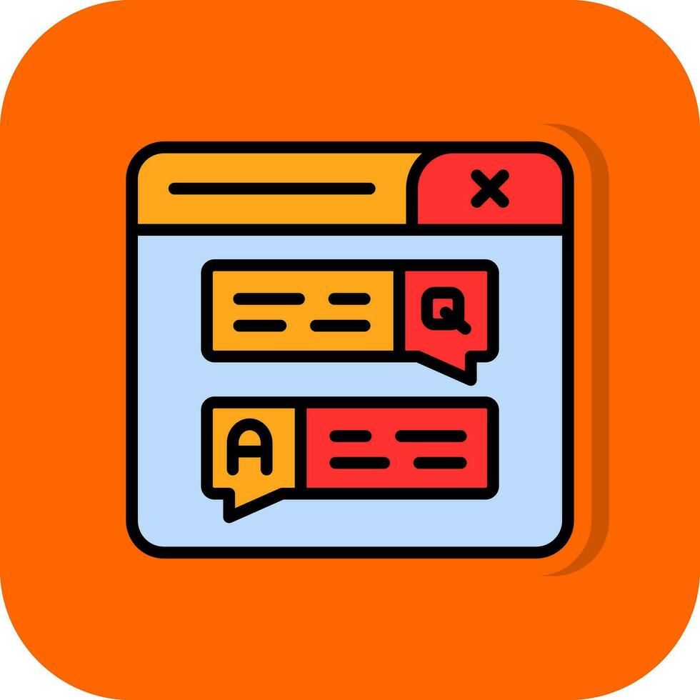 Forum Vector Icon Design