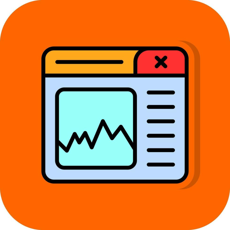 Graph Vector Icon Design