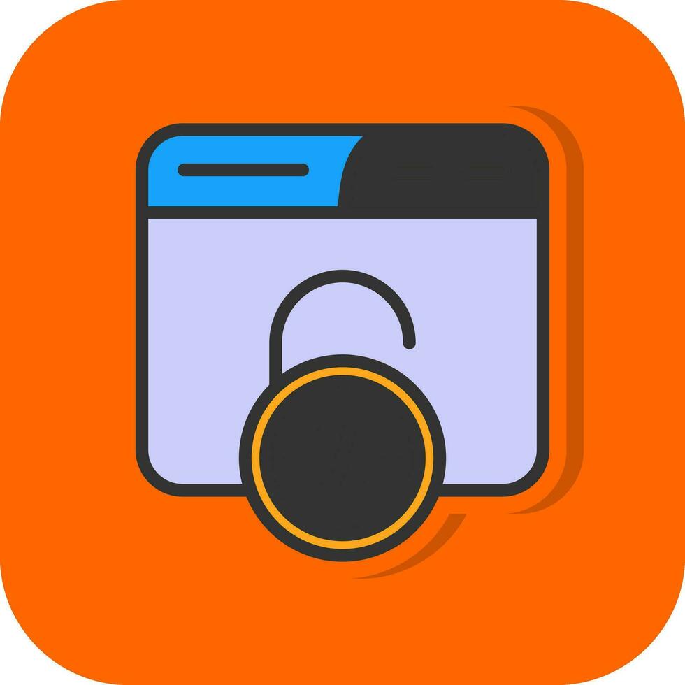 Unsecured Vector Icon Design
