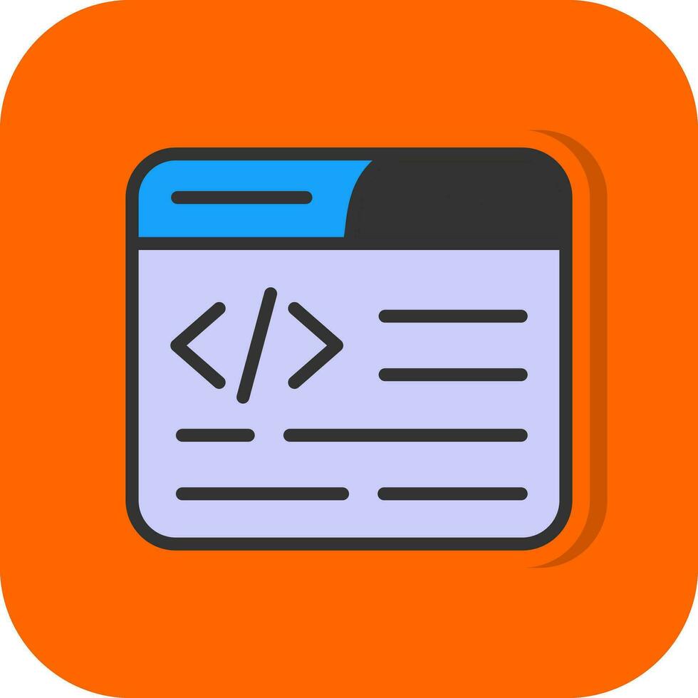 Web Coding Vector Icon Design