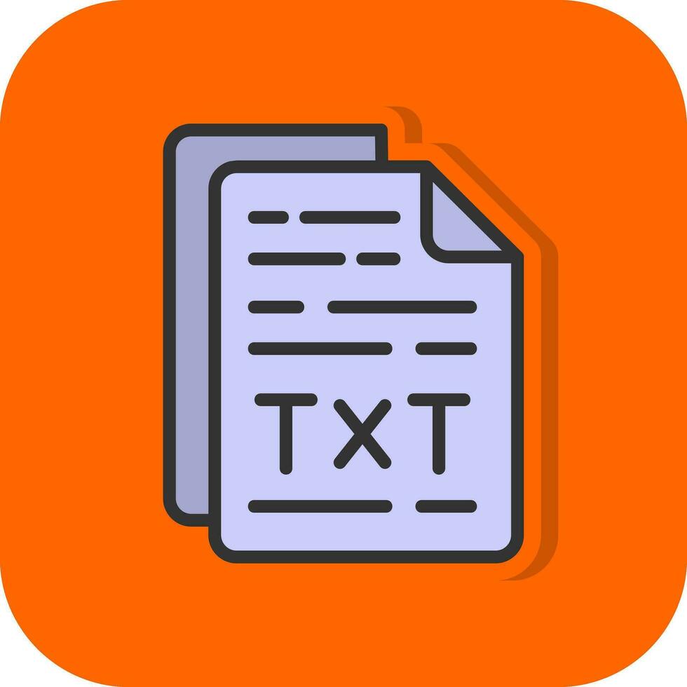 Txt File Vector Icon Design