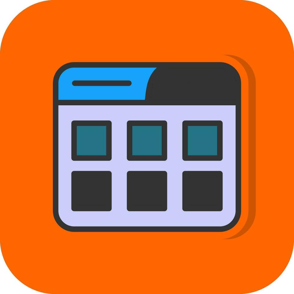 Thumbnails Vector Icon Design