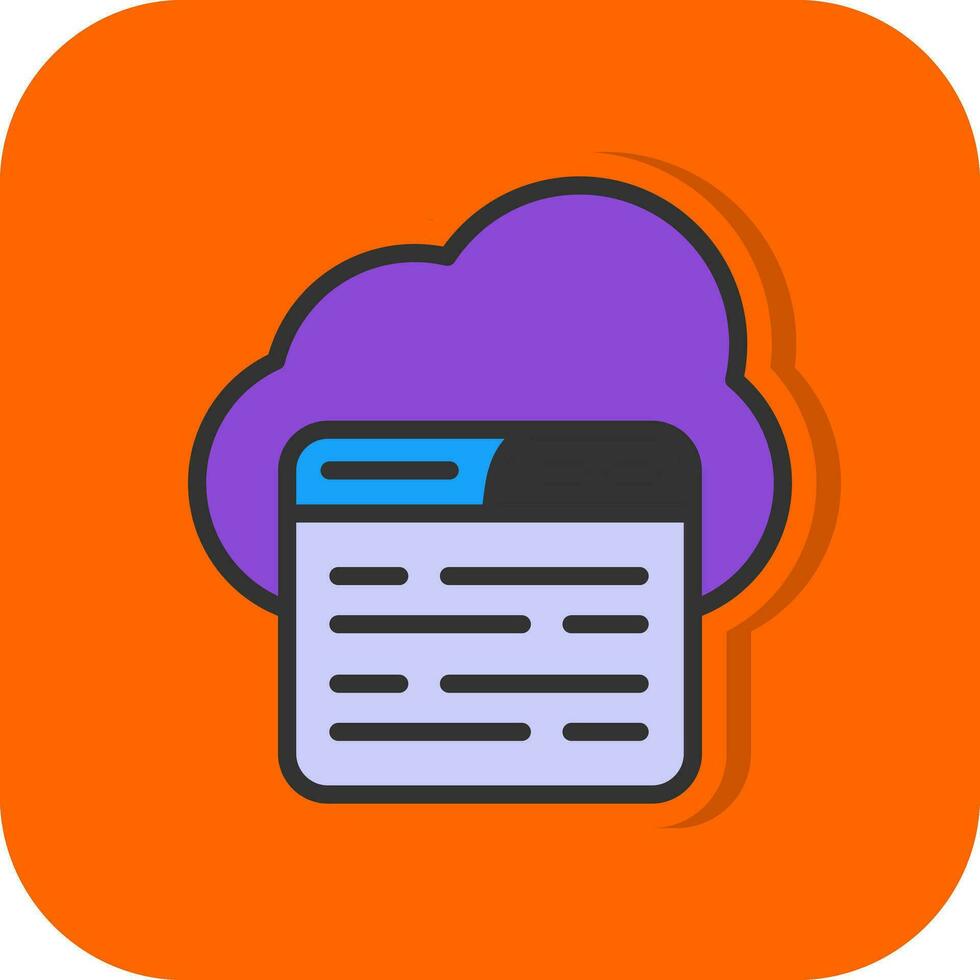 Cloud Vector Icon Design