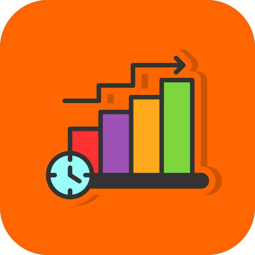 Bar Chart Vector Icon Design