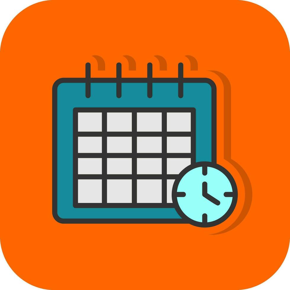 Deadline Vector Icon Design