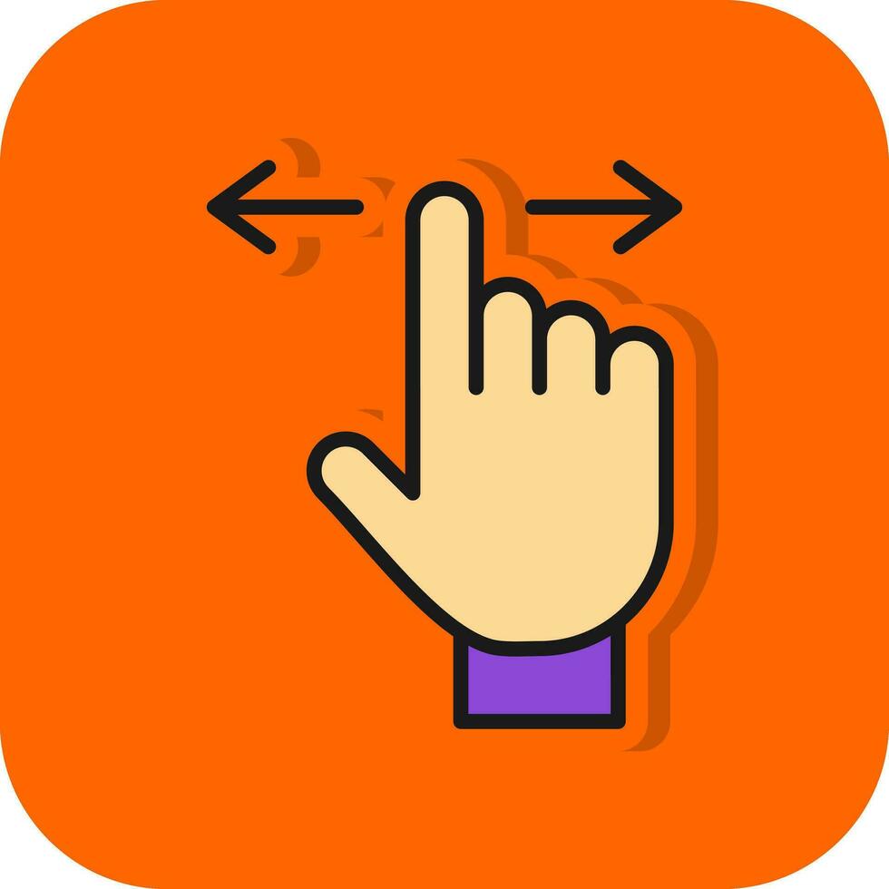 Swipe Vector Icon Design