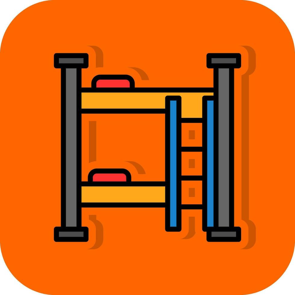 Dormitory Vector Icon Design