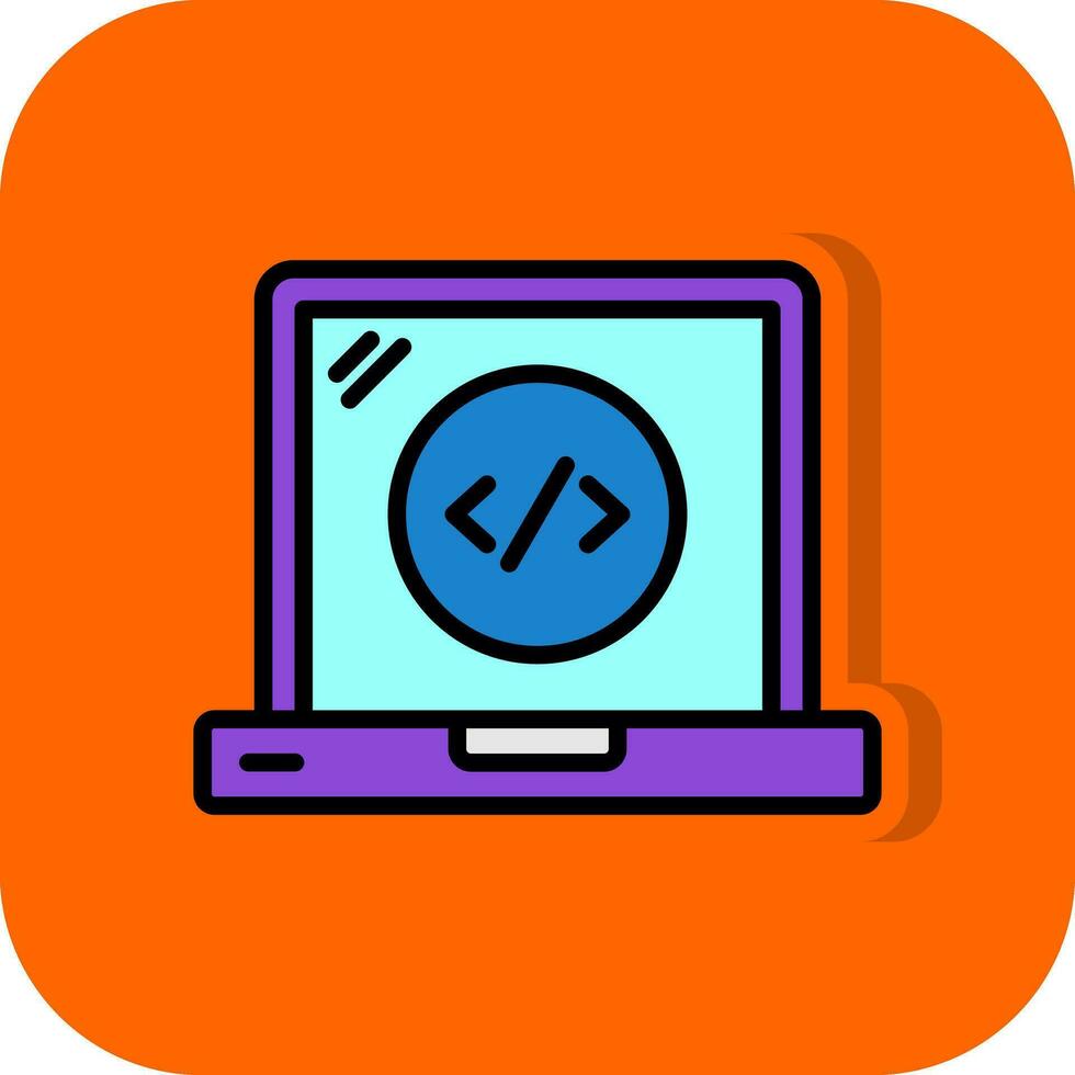 Web Coding Vector Icon Design