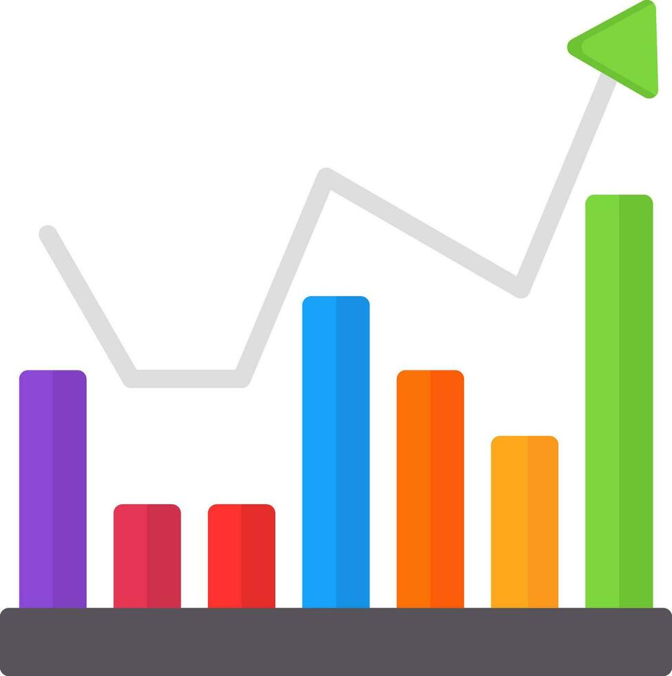 Stock Market Vector Icon Design
