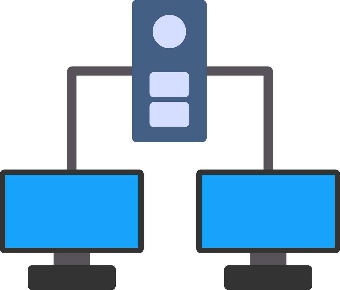 Computer Networks Vector Icon Design