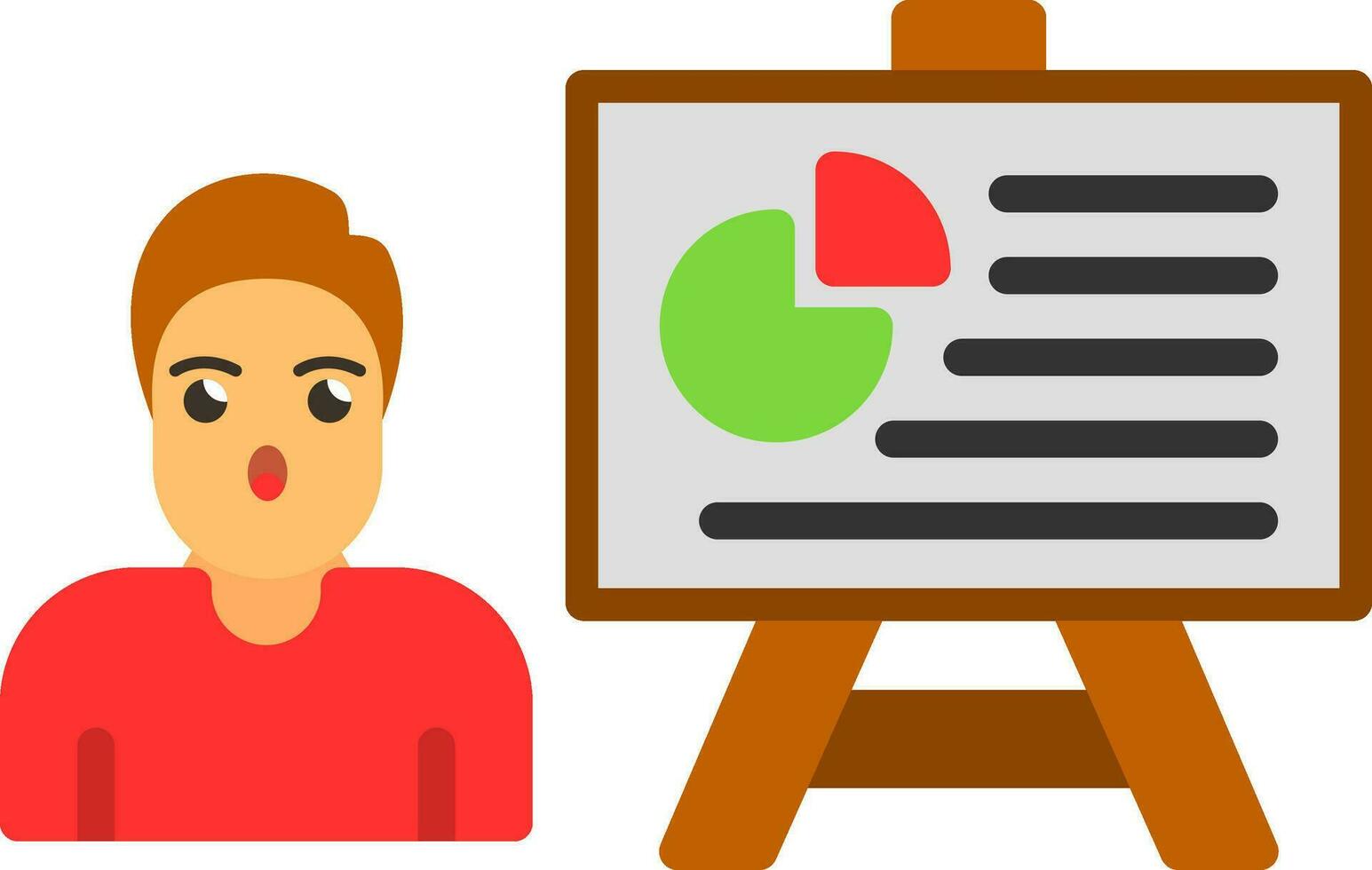 Presentation Vector Icon Design