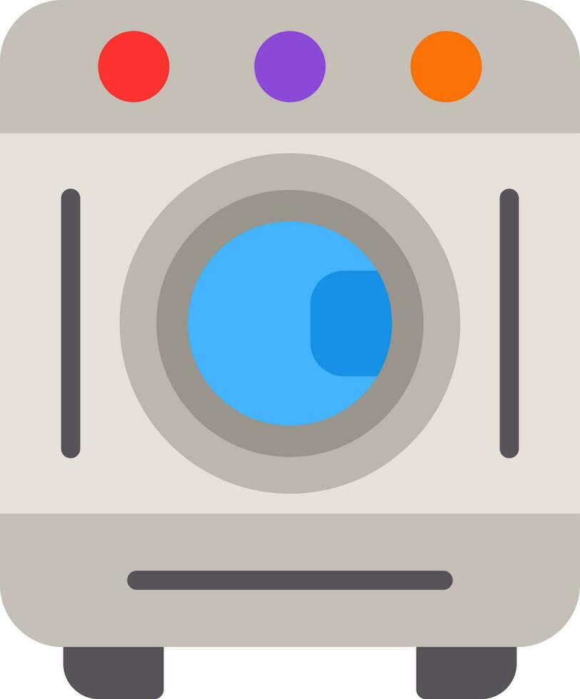 Washing Machine Vector Icon Design