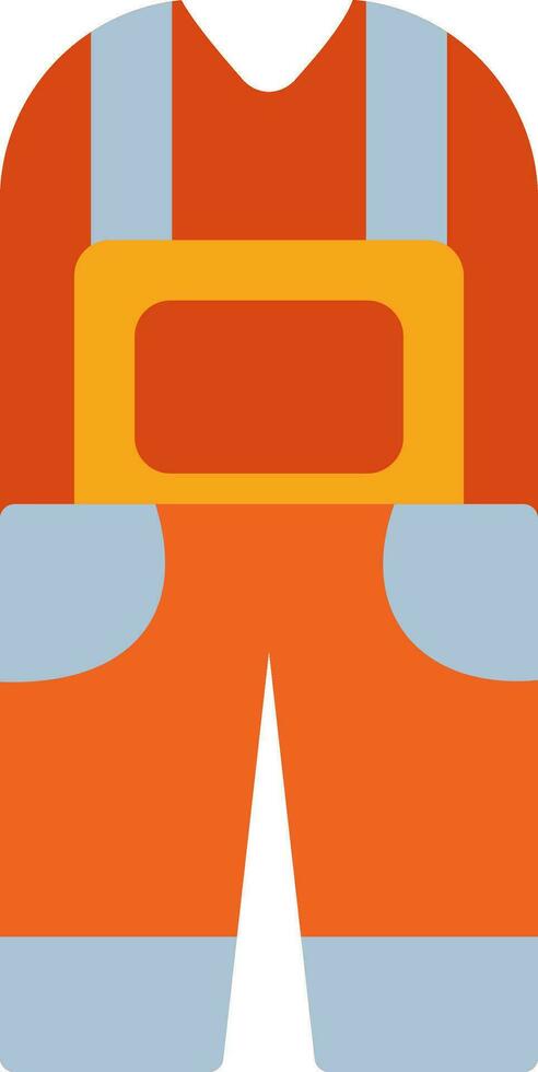 Coverall Vector Icon Design