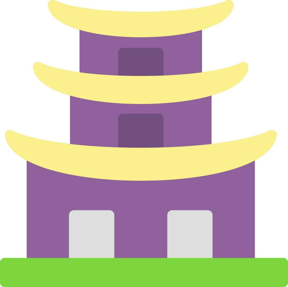 Temple Vector Icon Design