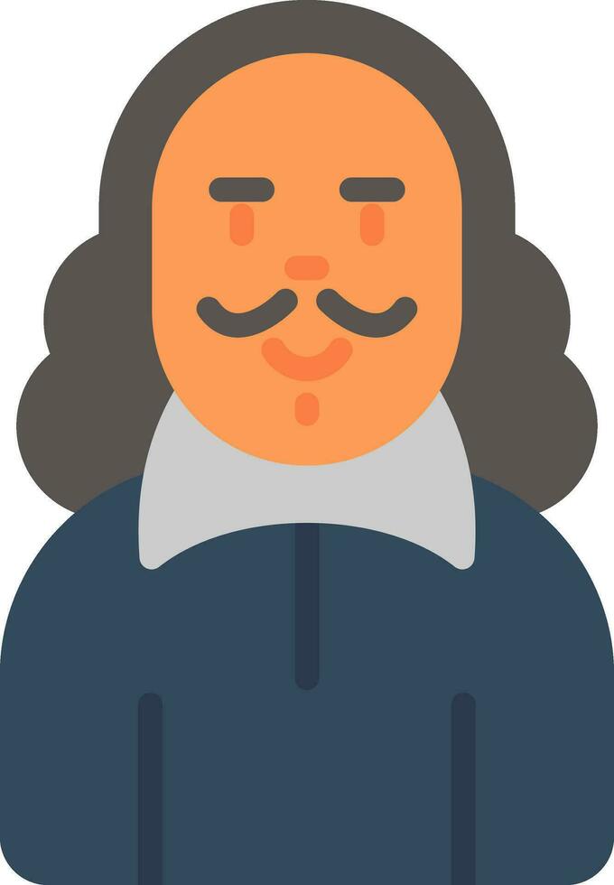 diseño de icono de vector de shakespeare