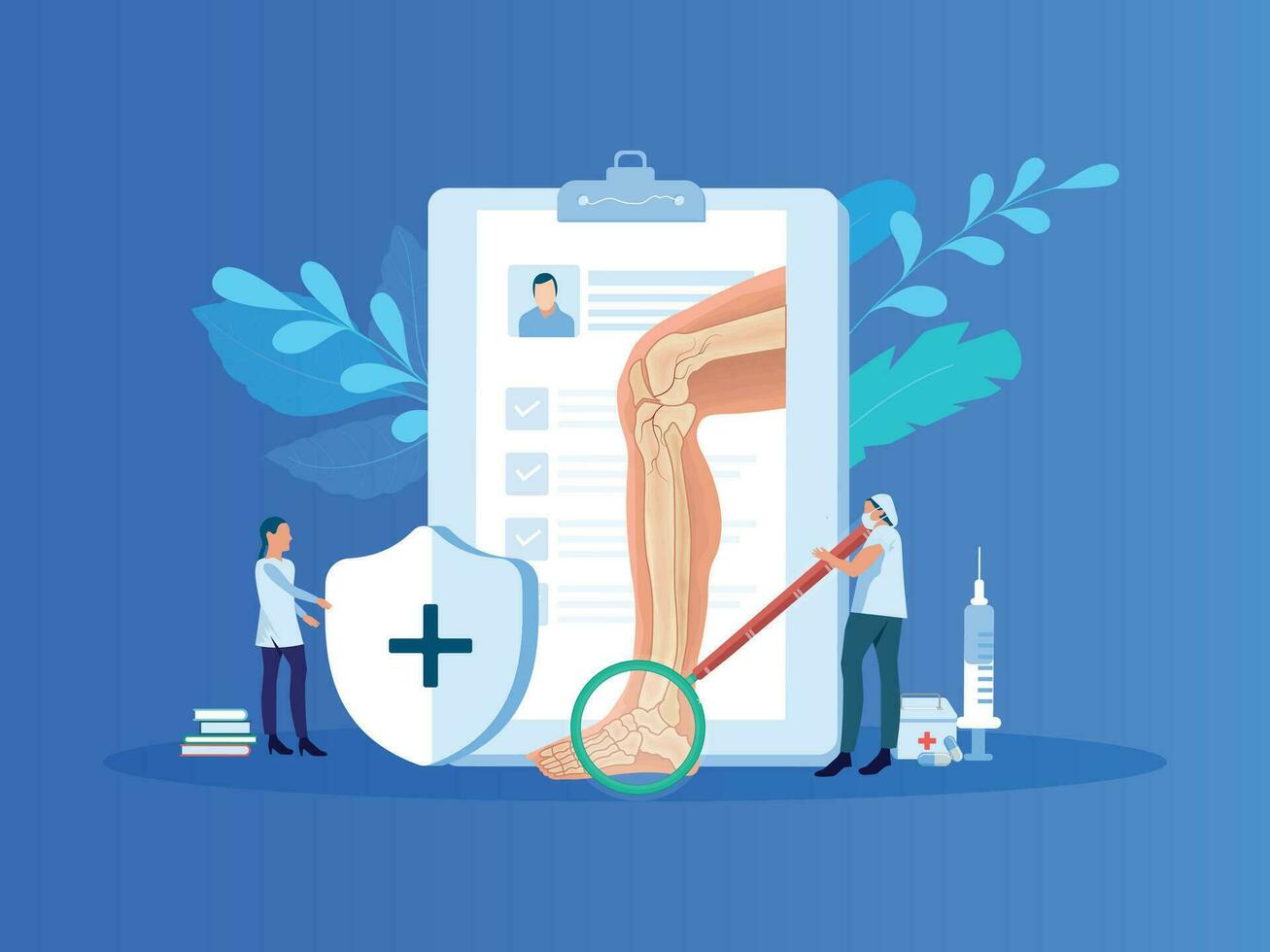 Foot treatment vector illustration 26068904 Vector Art at Vecteezy