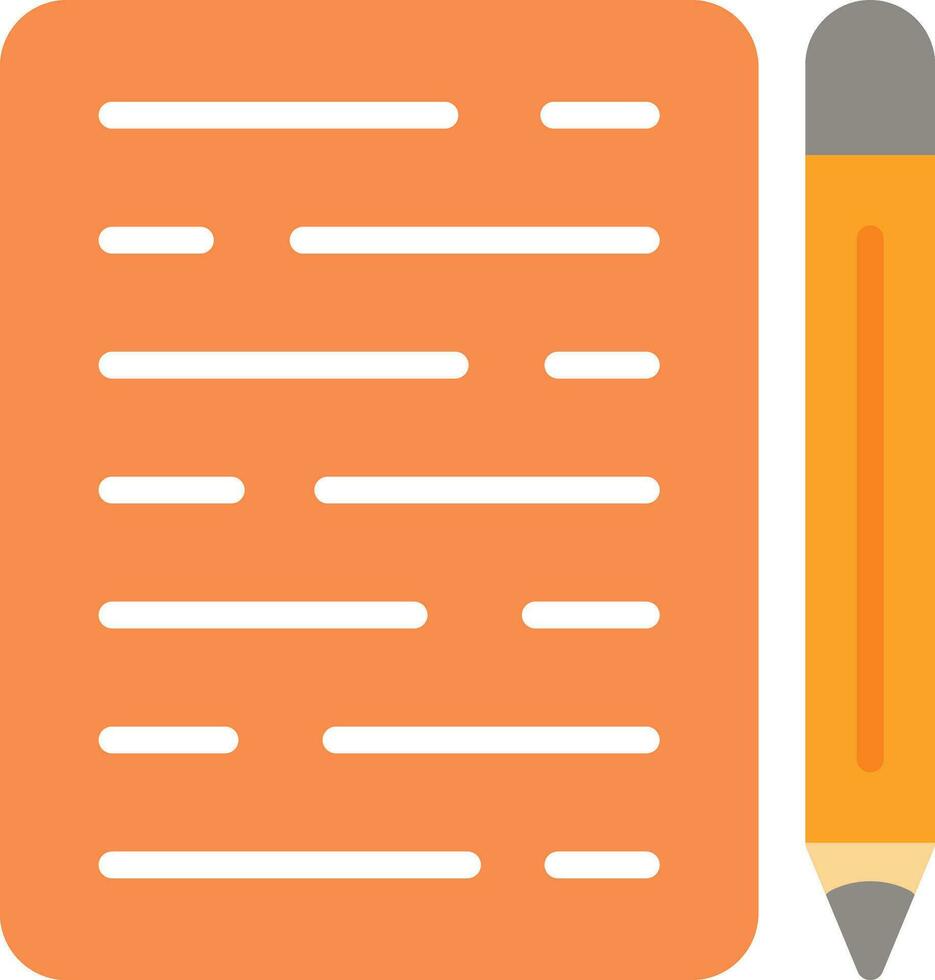 Writing Vector Icon Design