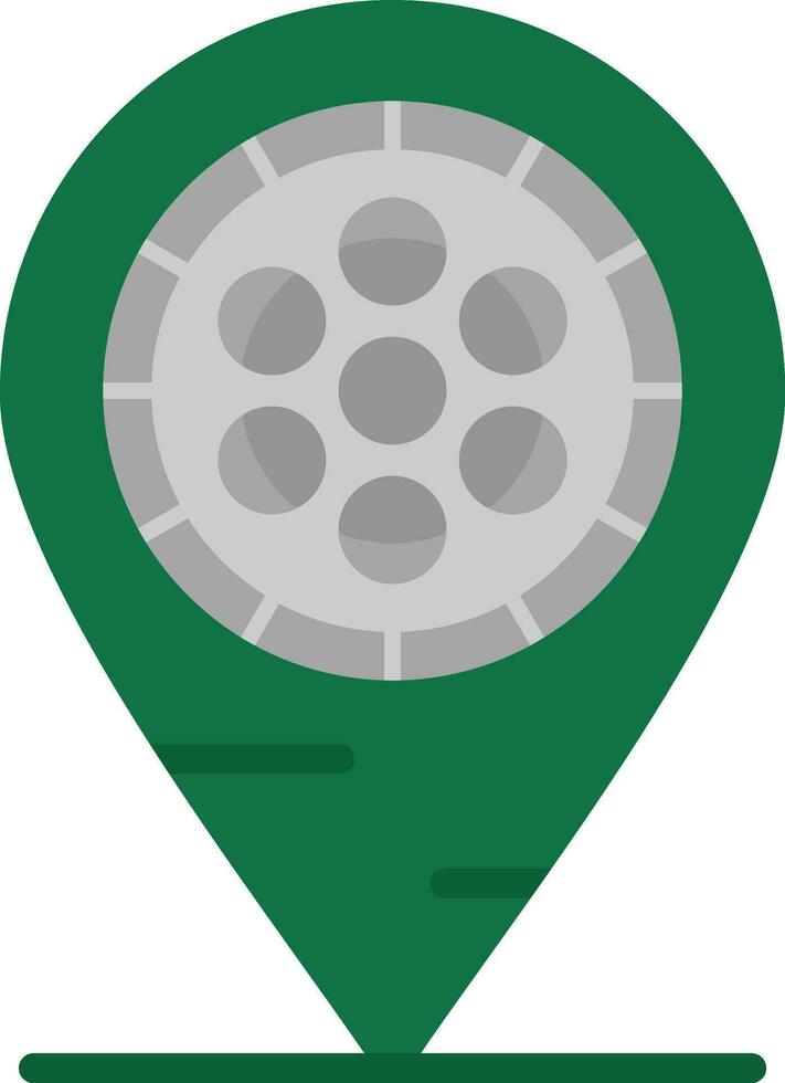 Cinema Location Vector Icon Design
