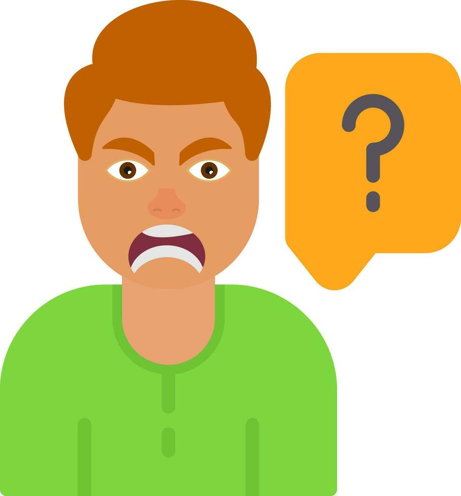 Doubt Vector Icon Design