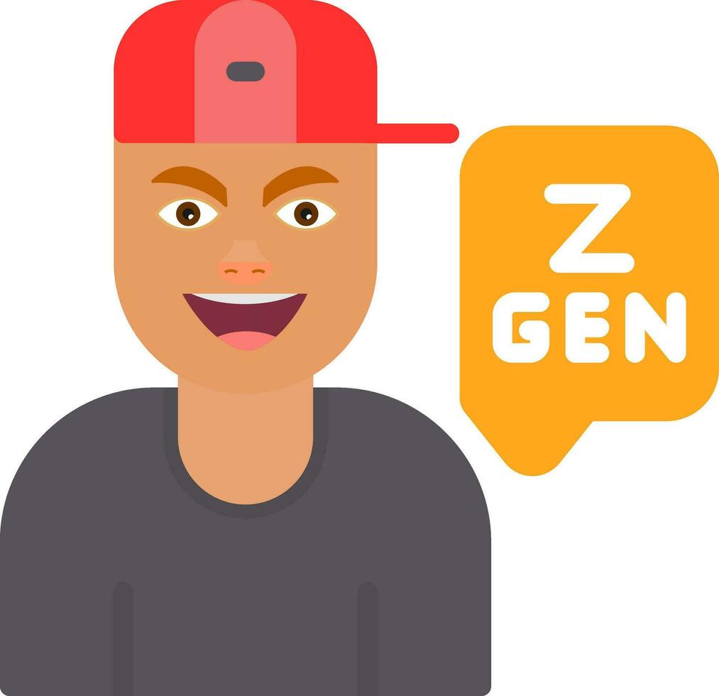 Generation Z Vector Icon Design