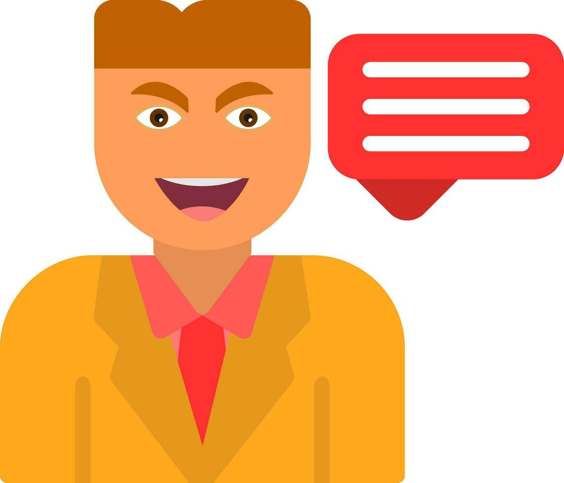 Discussion Vector Icon Design