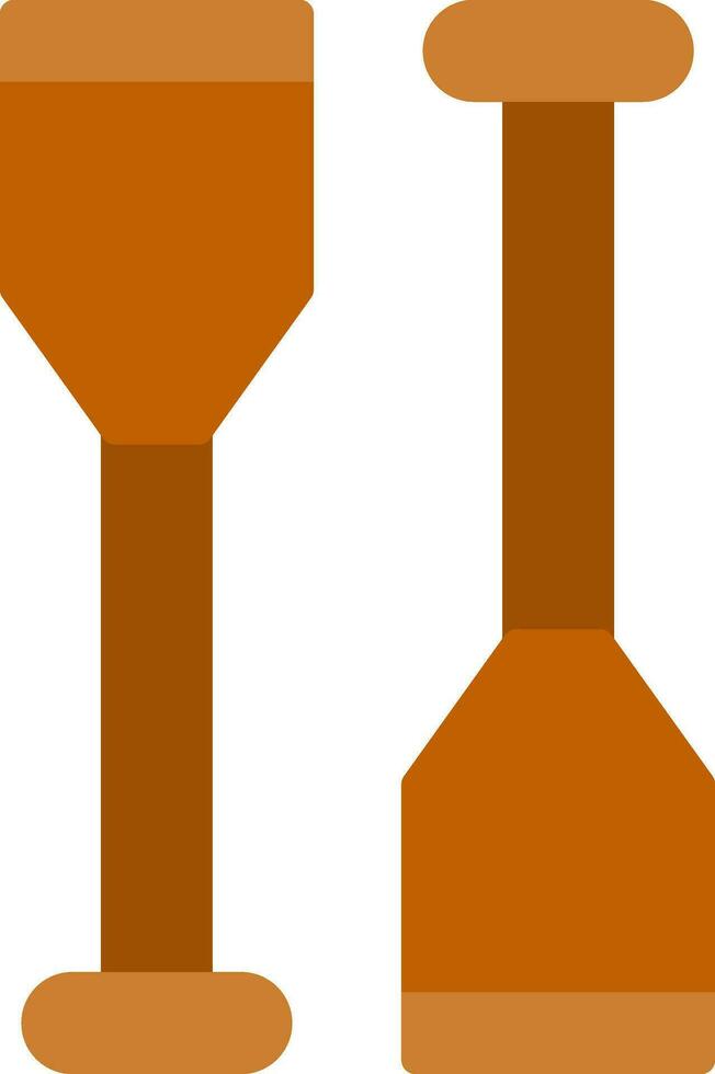Oars Vector Icon Design