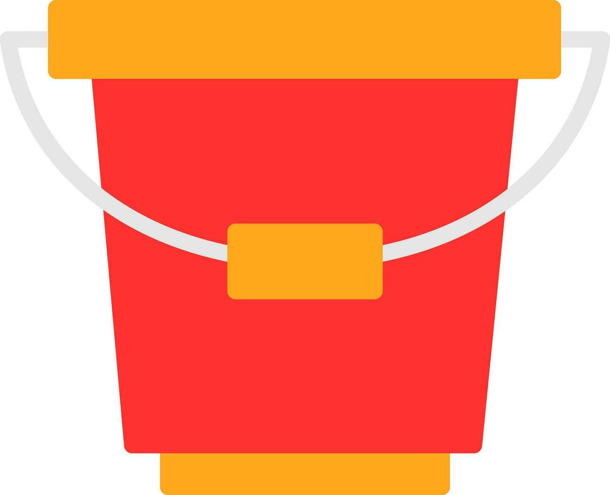 Bucket Vector Icon Design