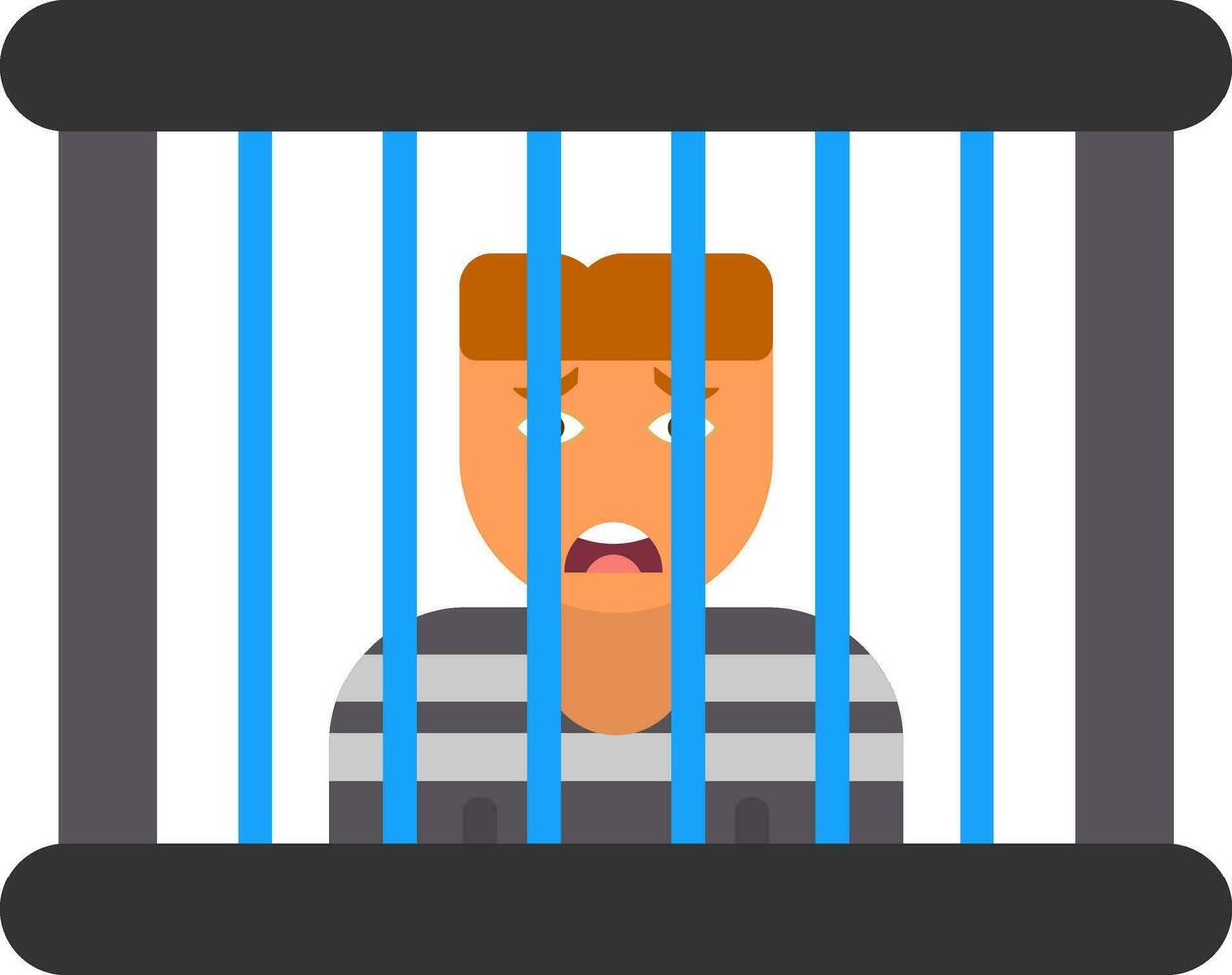 Prisoner Vector Icon Design