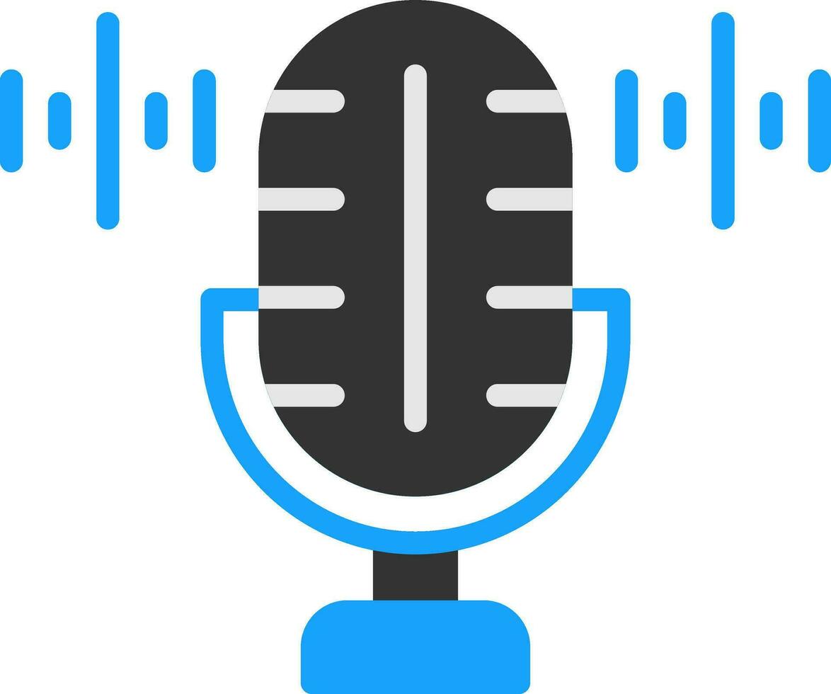Voice Recorder Vector Icon Design