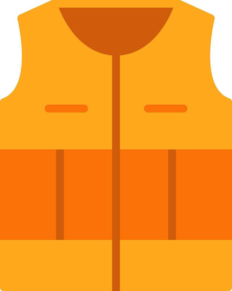 Life Jacket Vector Icon Design