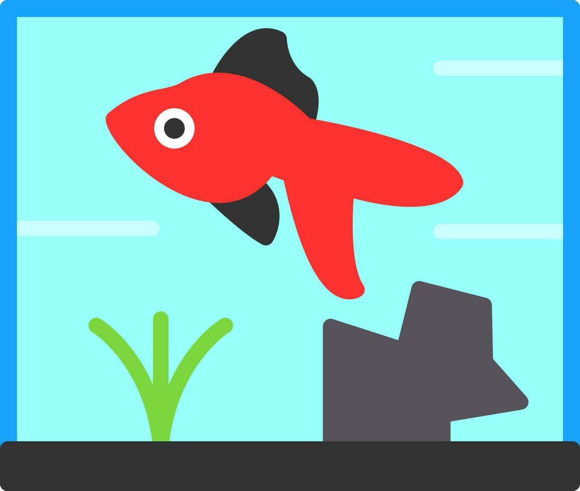Aquarium Vector Icon Design