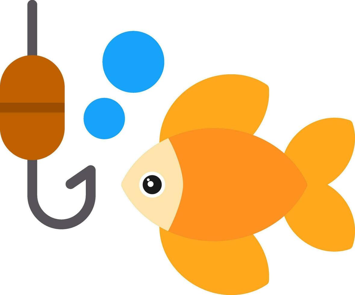 diseño de icono de vector de pesca