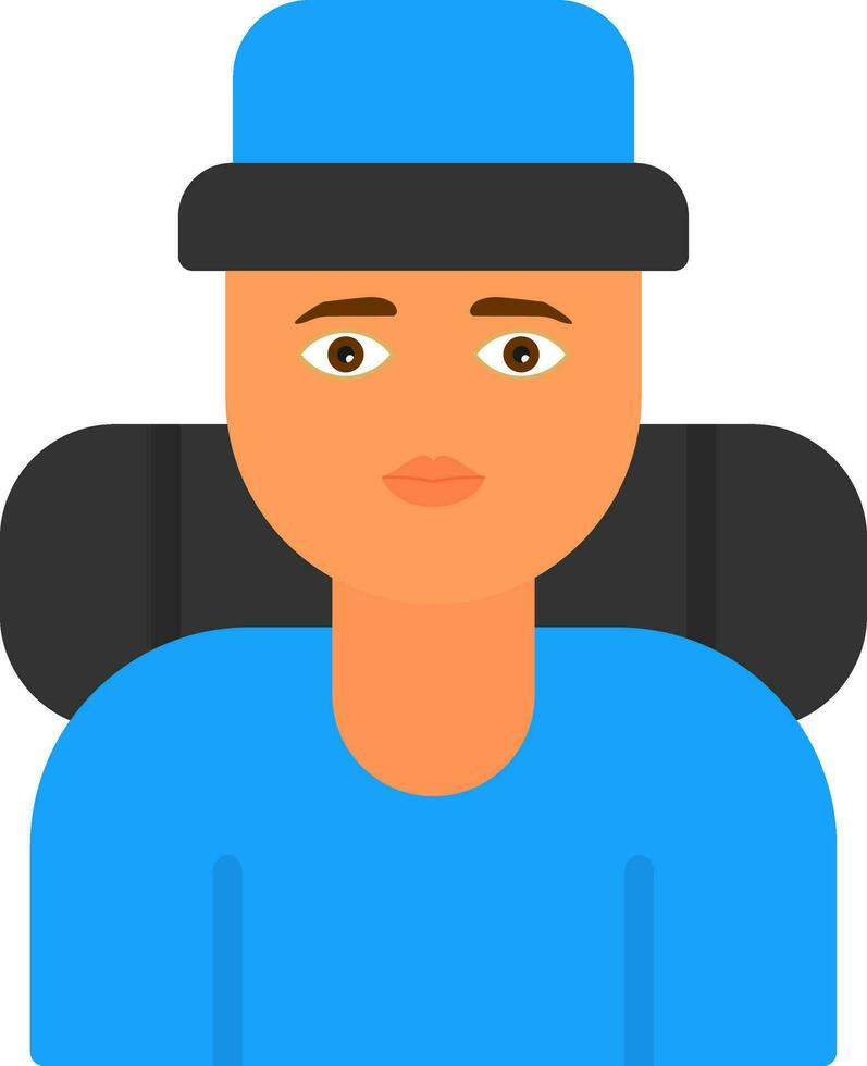 Traveler Vector Icon Design