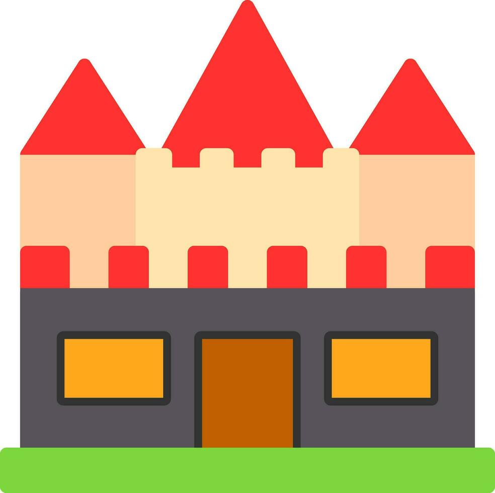 Castle Vector Icon Design