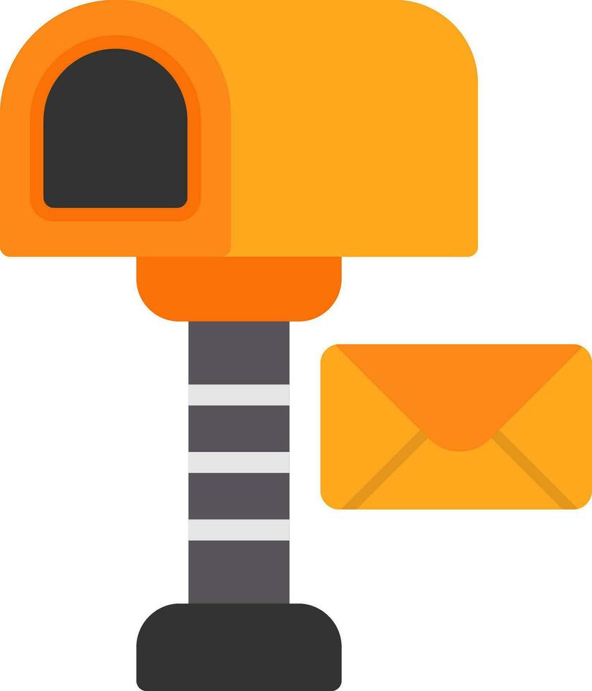 Postbox Vector Icon Design
