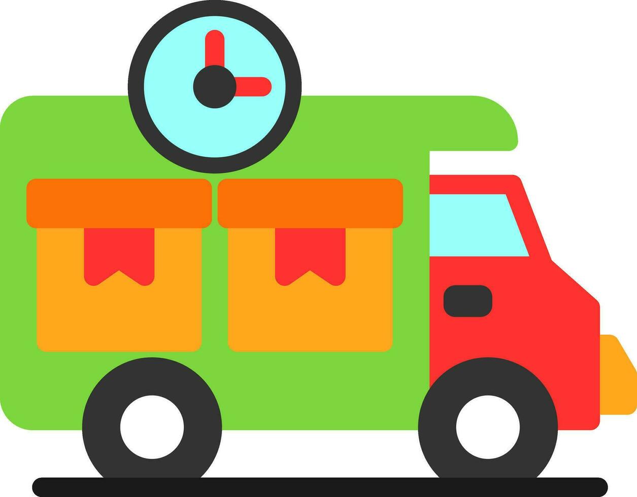 Delivery Time Vector Icon Design
