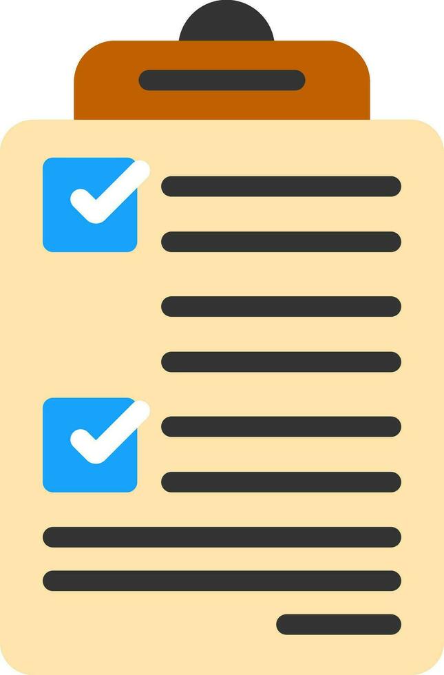 Checklist Vector Icon Design