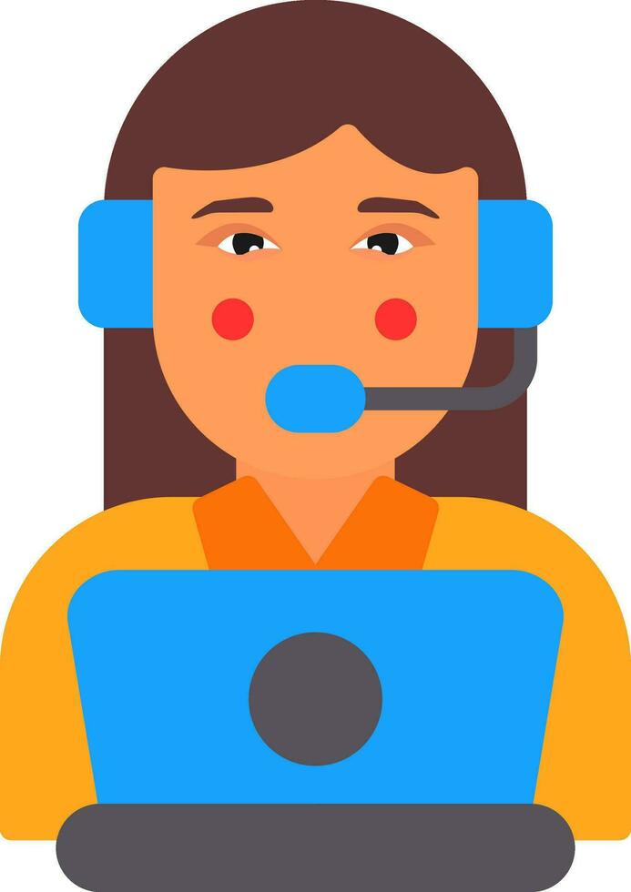 Call Center Vector Icon Design