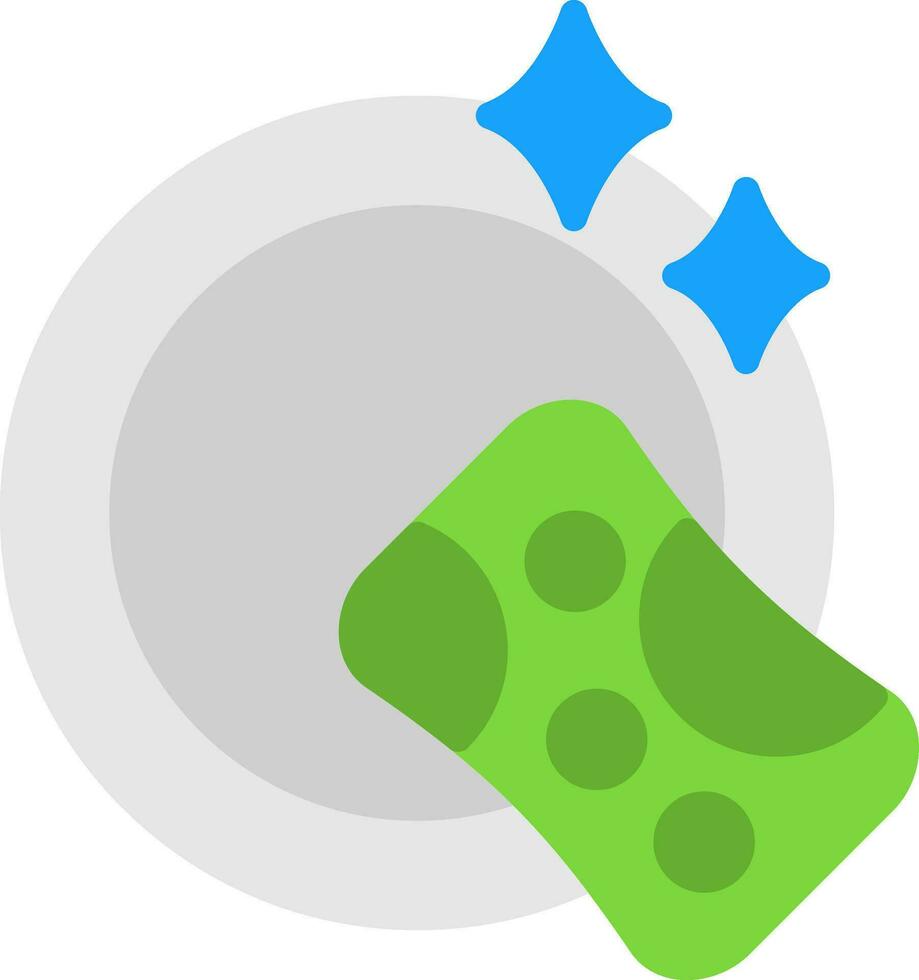 Washing Plate Vector Icon Design